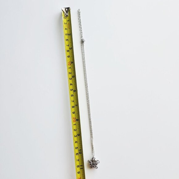 Gothic unique lucky star silver chainmail necklace - Picture 7 of 10